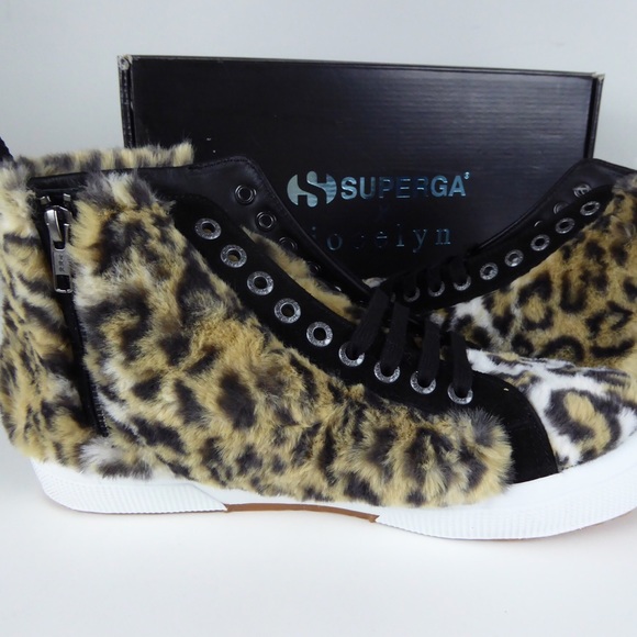superga leopard high tops